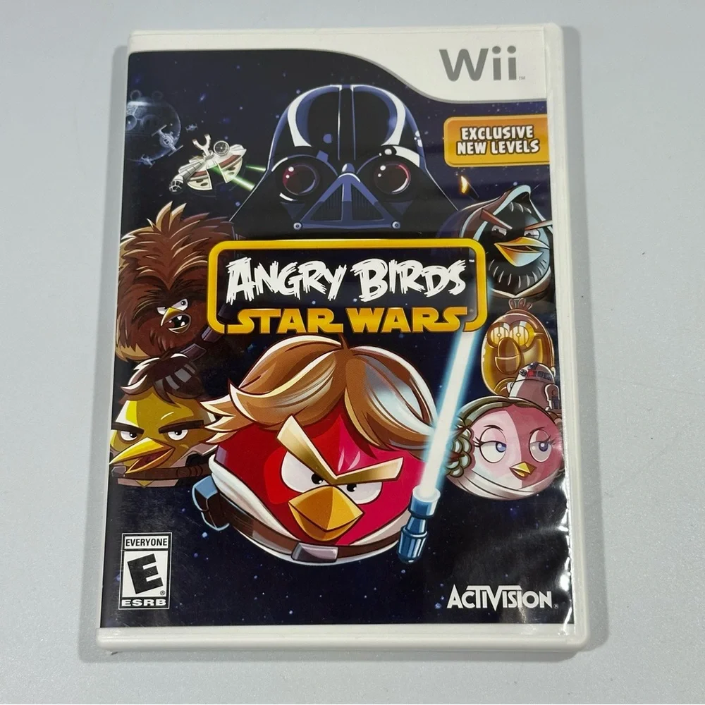 Angry Birds Star Wars Nintendo Wii Activision Video Game EUC